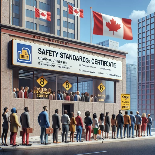 where can i get a safety standards certificate in ontario