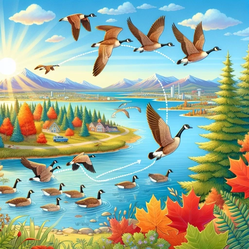 where do canadian geese migrate to