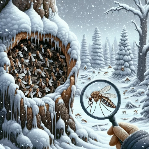 where do mosquitoes go in winter