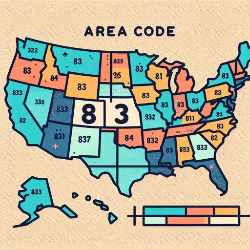 where is area code 833 located