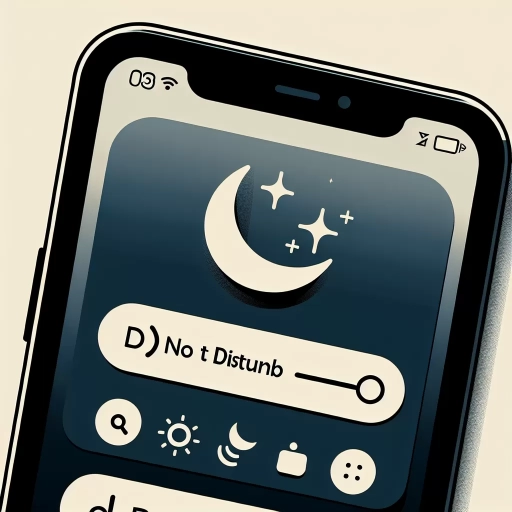 where is do not disturb on iphone