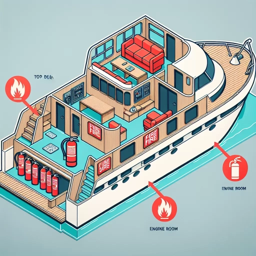 where must a fire extinguisher be located on a boat