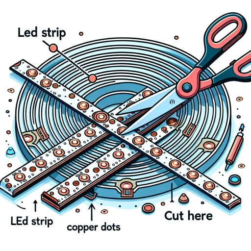 where to cut led strip