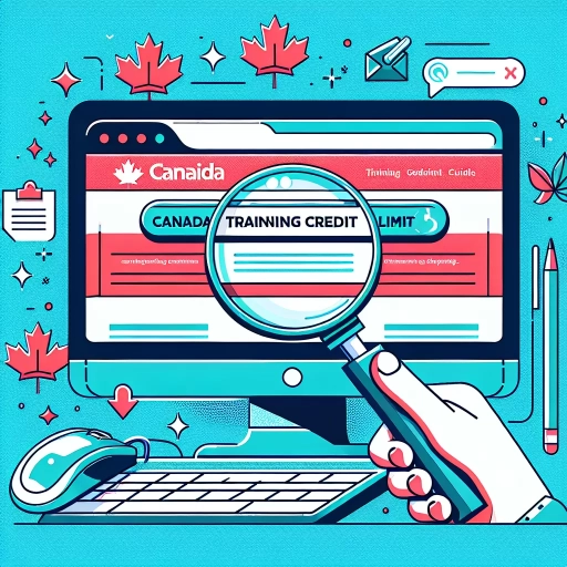 where to find canada training credit limit