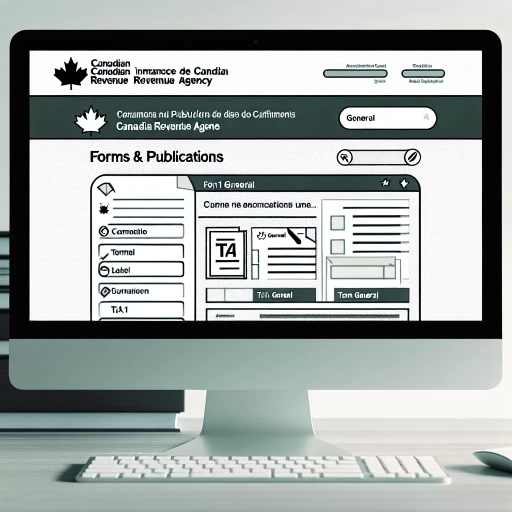 where to find t1 general on cra website