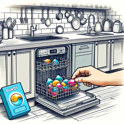 where to put dishwasher pods