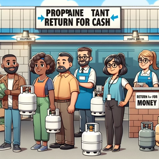 where to return propane tanks for money