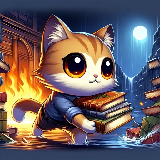 the cat who saved books