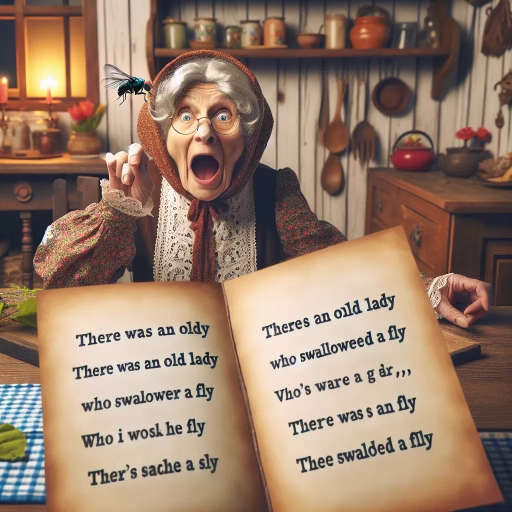 there was an old lady who swallowed a fly lyrics