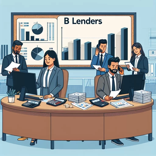 who are b lenders in canada