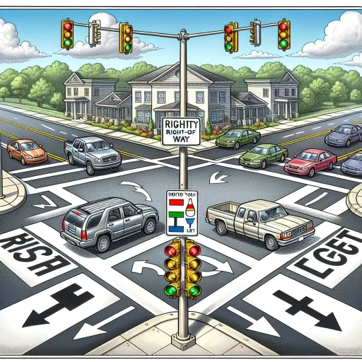 who has right-of-way turning left or right