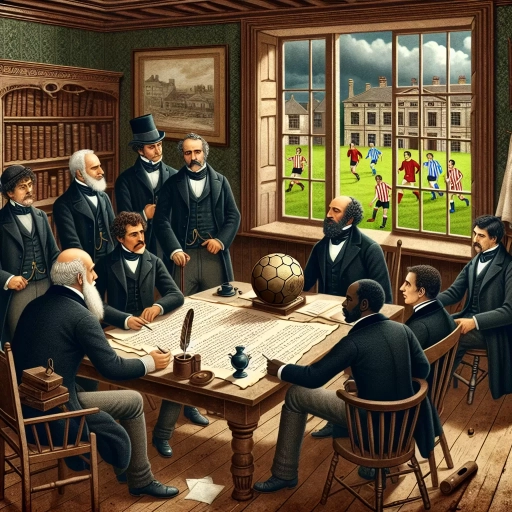 who invented soccer in 1863