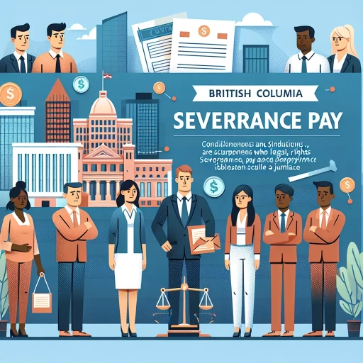 who is entitled to severance pay in bc