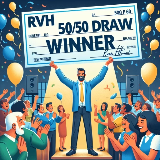 who won the rvh 50/50 draw today