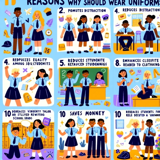 10 reasons why students should wear uniforms