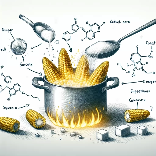 why add sugar to boil corn on the cob