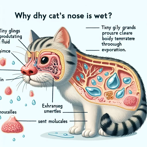 why are cats noses wet