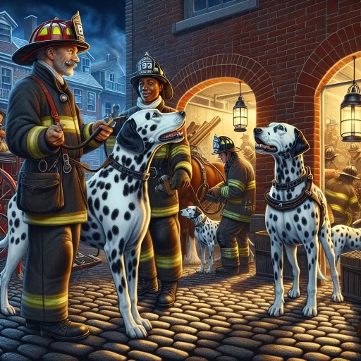 why are dalmatians firefighter dogs