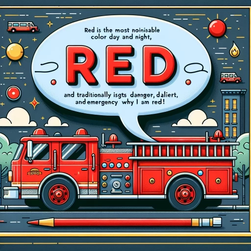 why are firetrucks red