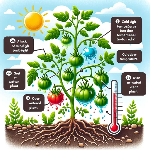 why are my tomatoes not turning red