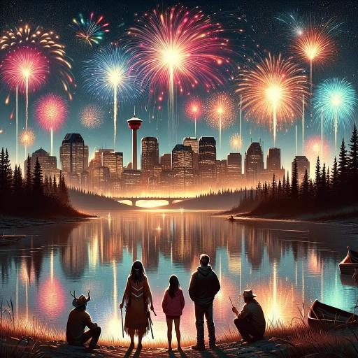 why are there fireworks in calgary tonight