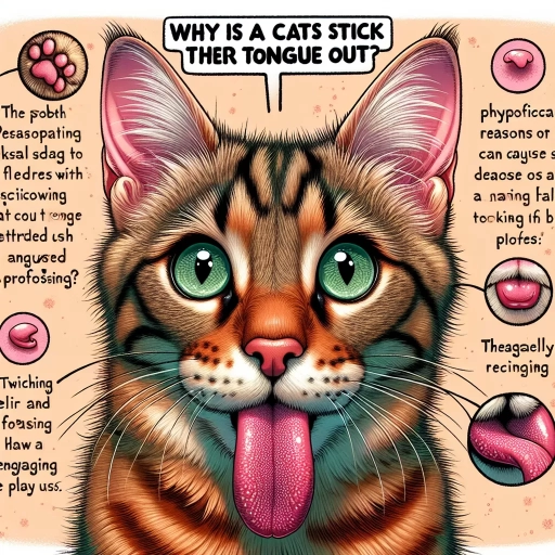 why do cats stick tongue out