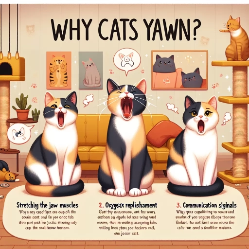 why do cats yawn