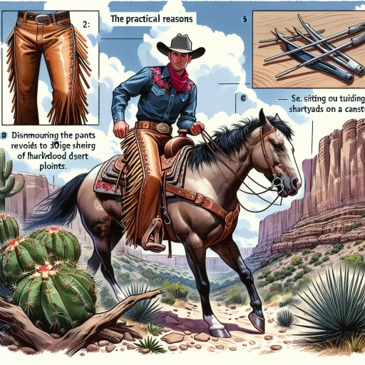 why do cowboys wear chaps