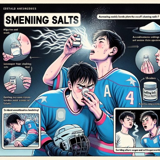 why do hockey players use smelling salts