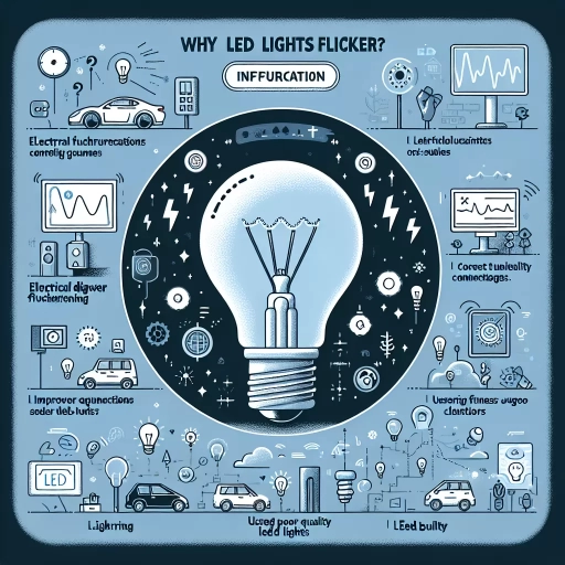 why do led lights flicker