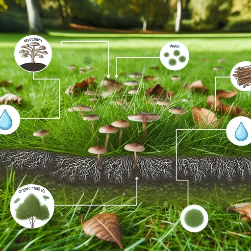 why do mushrooms grow in my lawn