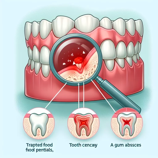 why do my gums hurt in one spot