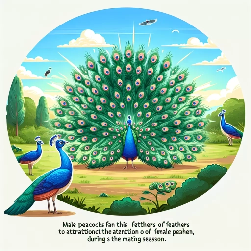 why do peacocks show their feathers