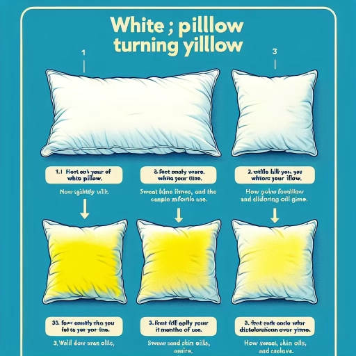 why do pillows turn yellow