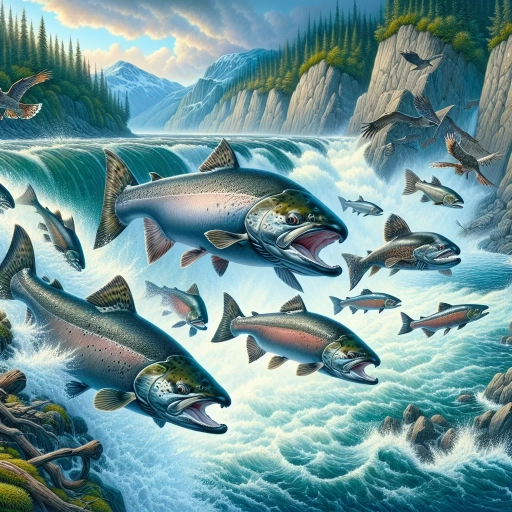 why do salmon swim upstream