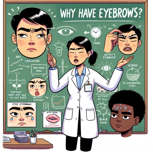 why do we have eyebrows