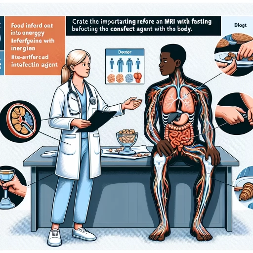 why do you have to fast before mri with contrast