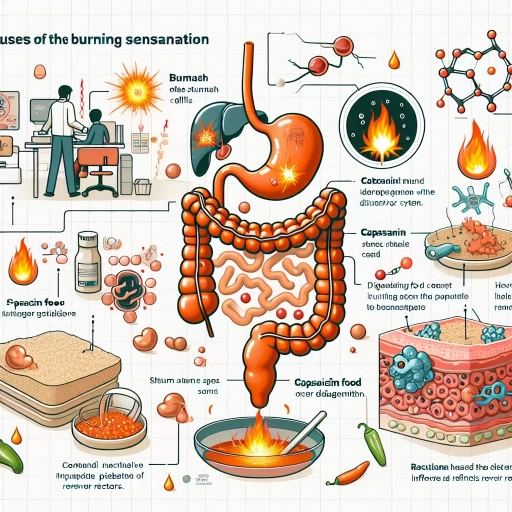 why does diarrhea burn