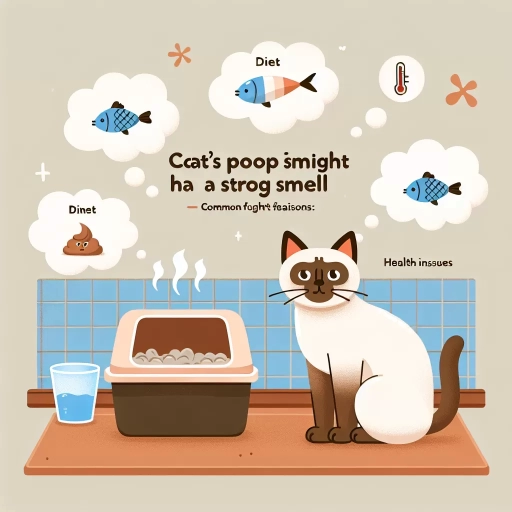 why does my cats poop smell so bad