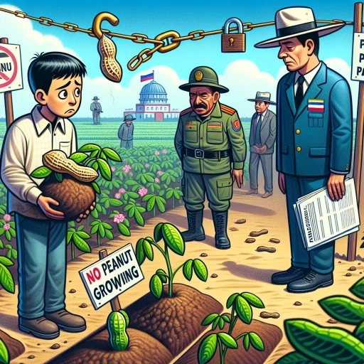 why is growing peanuts illegal