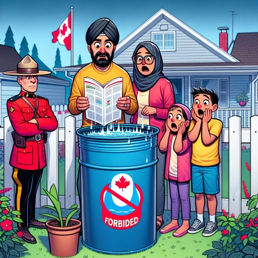 why is it illegal to collect rainwater in canada