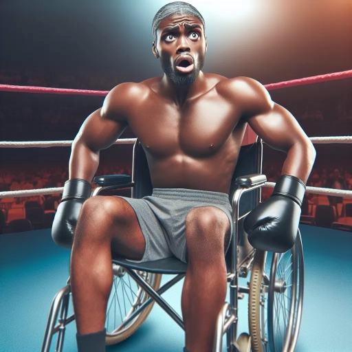 why is lennox lewis in a wheelchair