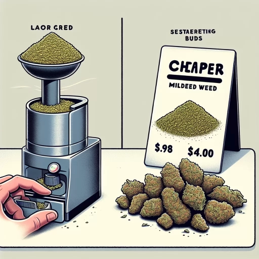 why is milled weed cheaper