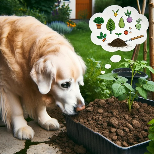 why is my senior dog eating dirt