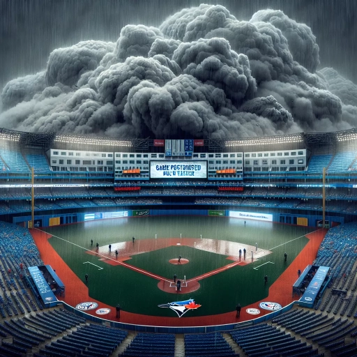 why is the blue jays game delayed today