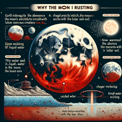 why is the moon rusting