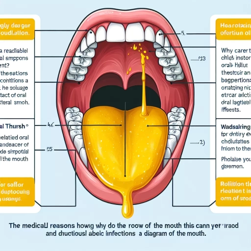 why is the roof of my mouth yellow