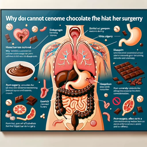 why no chocolate after hiatal hernia surgery