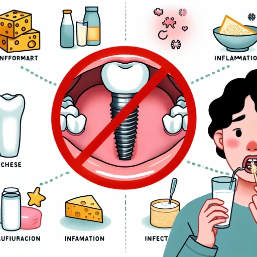 why no dairy after dental implant