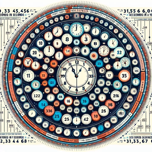 how many seconds in a year